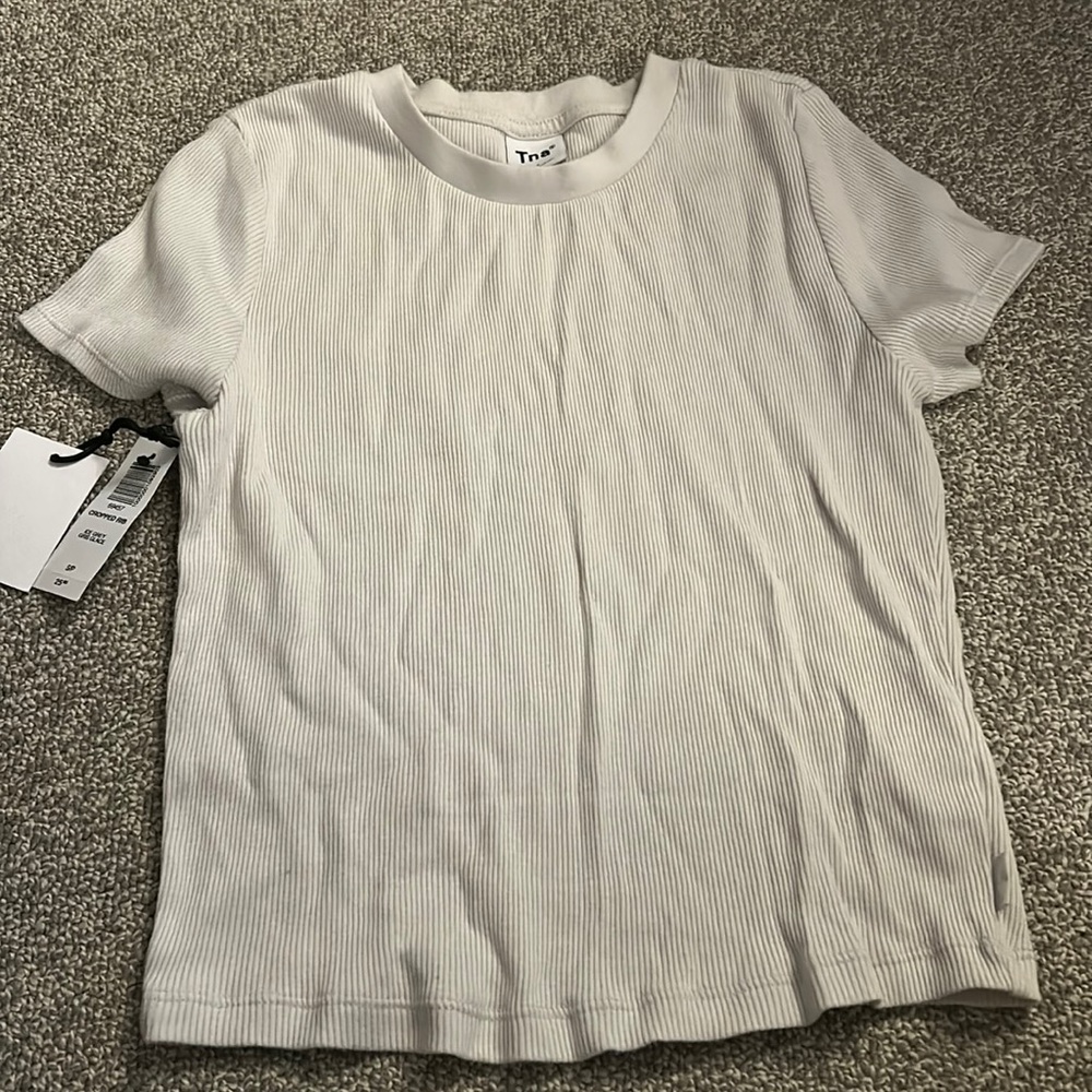 TNA Cropped Rib Tee
